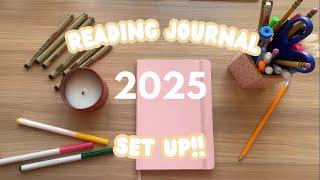 2025 reading journal set up!! ️ bookmas day 12