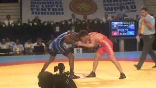 JUNIOR WORLD GR: Coleman (USA) dec. Mocanu (ROM), 66 kg bronze medal