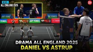 Hampir Baku HANTAM  Panasnya TENSI Pertandingan Daniel Fikri vs Denmark Di All England 2025 