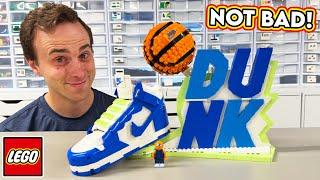 LEGO NIKE DUNK Review... I'm Impressed!