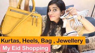 My EID SHOPPING HAUL | HEELS, BAGS, KURTAS , JEWELLERY | Sana K