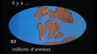 La dérive des continents depuis 200 millions d'années