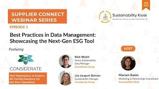 Supplier Connect Ep 1: Best Practices in Data Management with Considerate Group