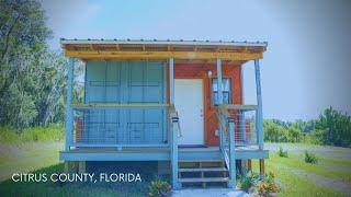 First Shipping Container Home Park in Citrus County, Florida