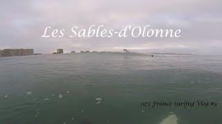 POV SURFING IN FRANCE フランスサーフィン VLOG #9 【LES SABLES-D'OLONNE】