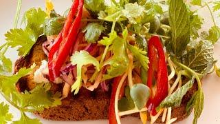 Для ИСТИННЫХ ГУРМАНОВ - ИЗЫСКАННЫЙ ТАРТАР из лосося! НЕОБЫЧНОЕ сочетание вкусов!