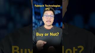 Fabtech Technologies IPO Review | Fabtech Technologies IPO Buy or Not? #stockmarketindia