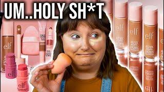 UM.. HOLY SH*T!! FULL FACE TESTING ELF COSMETICS