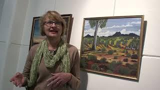 Annette Davis is excited by the stories Behind Bella Kelly's paintings