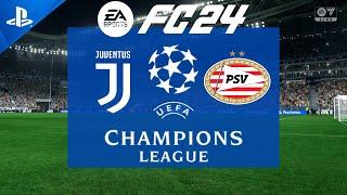 FC 24 | Juventus vs PSV | Champions League 24/25 | PS5 Full Match