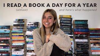 I read (almost) a book a day for a year... and here's what happened