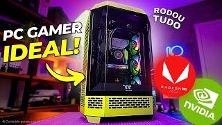 Montei o PC MELHOR GAMER IDEAL para 2025!!!  - RODA TUDO