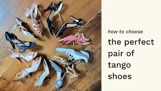 How to choose the perfect pair of tango shoes