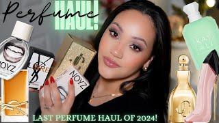 LAST PERFUME HAUL OF 2024!  NEW PERFUMES IN MY COLLECTION | AMY GLAM 