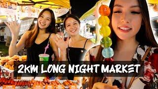 Eating at the Longest Night Market in Malaysia! - Food Marathon