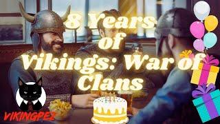 Happy Birthday Vikings War of Clans!!