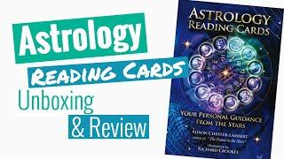 ASTROLOGY READING CARDS // UNBOXING & REVIEW // ZODIAC PLANETS HOUSES