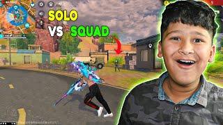 SOLO VS SQUAD WITH 22  KILLS IN BR RANK || Free Fire ||