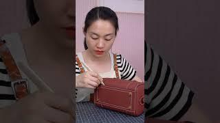 High-end handmade leather boston bag, do you like it? 