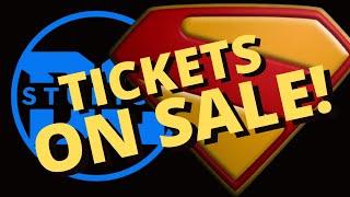 Superman tickets ON SALE tomorrow!!