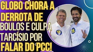 Blogueiras da Globo choram a derrota de Boulos e culpam Tarcísio por revelar bilhetes do P C C