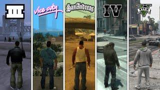 Comparison Of All GTA Games (GTA 3 vs VC vs SA vs IV vs V)