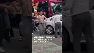 Captan pleito vial contra chofer de Turibús - N+ #Shorts