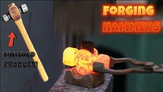 Forging Hammers! Troy Wood Demonstrates How He Builds His Style Hammer- Pine Creek Forge