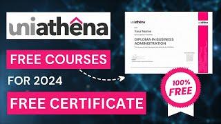 Get FREE UniAthena Certificate Online in 2025