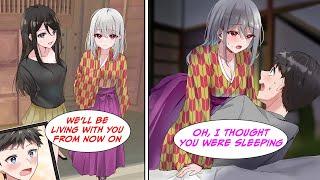 [Manga Dub] I move into a house with beautiful twins, but at night, the older twin comes on to me...