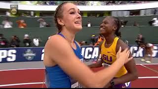 NCAA TRACK FIELD 2022 : FINAL WOMEN 200M - ABBY STEINER (UK) COLLEGIATE RECORD