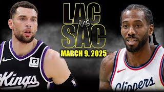 Los Angeles Clippers vs Sacramento Kings Full Game Highlights - March 9, 2025 | NBA Regular Season