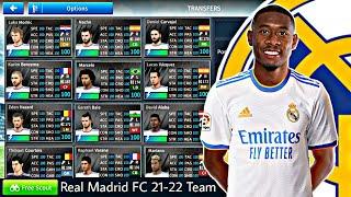 How To Create Real Madrid FC 21-22 Team In Dream League Soccer 2019