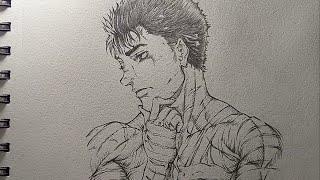 Berserk | Como Dibujar a Guts - Pencil Sketch