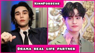 Jeff Satur and Barcode (KinnPorsche) thai bl drama real life partner biography of 2023