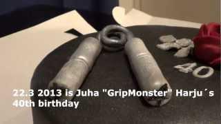 Juha GripMonster Harju´s Captains Of Crush 4 Birthday Cake