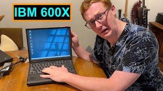 The IBM ThinkPad 600X Windows 98 Thrift Store Laptop Find! - 79