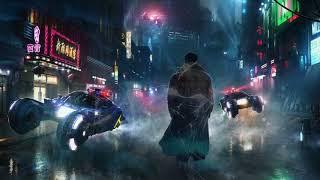 Cyberpunk city ambience (1 hour) – Thunderstorm