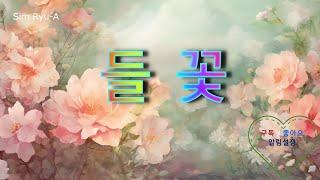 유튜브"일반인"커버송들꽃(주병선) ️cover(Sim Ryu-A)️가사첨부