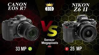 canon r7 vs nikon z6 ii