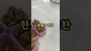 한달이 편한 나만의 소고기유아식 루틴5가지 #유아식 #cooking #유아식레시피 #레시피 #유아식꿀팁