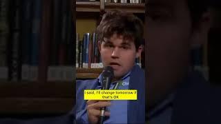 Here's what Magnus has to say about the controversial decision of FIDE!! #magnus #gukesh #shorts #pw
