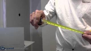 "Fast" Drywall cutting technique - Drywall Instruction