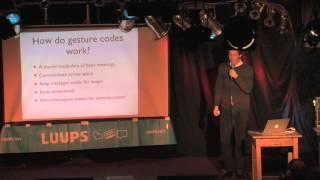 Gestures at work - Simon Harrison - Science Slam