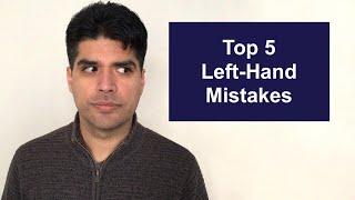 Top 5 Left-Hand Mistakes to Avoid in Classical Guitar