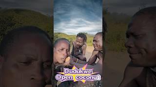 How do I open the coconut if I want to eat it#comedy#eating #funny#food #coconut