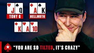 TONY G Vs PHIL HELLMUTH: Part II of the EPIC Battle ️ Poker Rivals ️ PokerStars