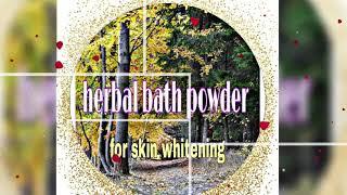 herbal skin whitening powder