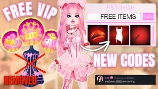 HOW TO GET ALL *NEW CODES* & FREE VIP IN DRESS TO IMPRESS!! *THIS* WILL BE *REMOVED* FOREVER...