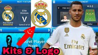 How To Make Real Madrid Team Kits & Logo 2019/2020 | Dream League Soccer 2019